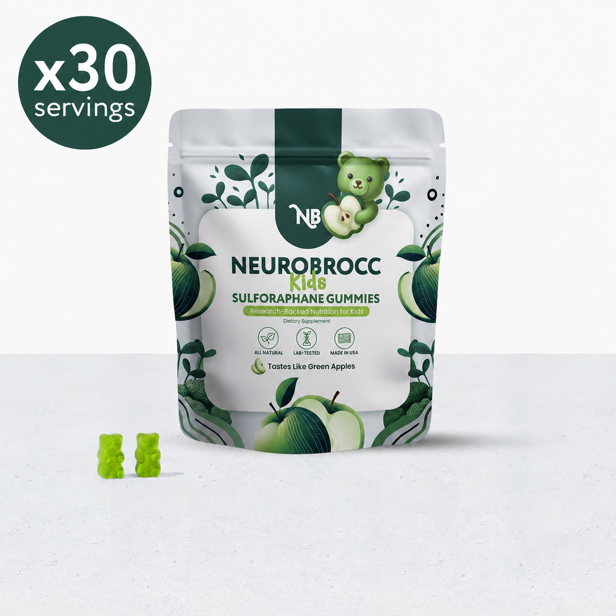 NeuroBrocc - Sulforaphane Supplement Gummies
